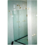 Divisoria de Vidro Temperado para Banheiro