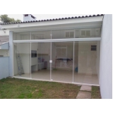 Divisoria em Vidro Temperado para Casas