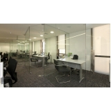 Divisoria de Vidro para Escritório